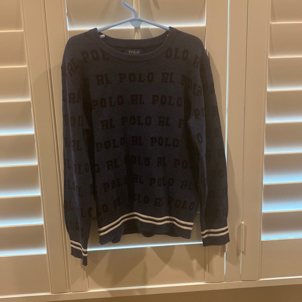 NWT Navy Polo Sweater